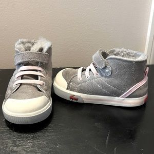 See Kai Run High Top Girls - Gray